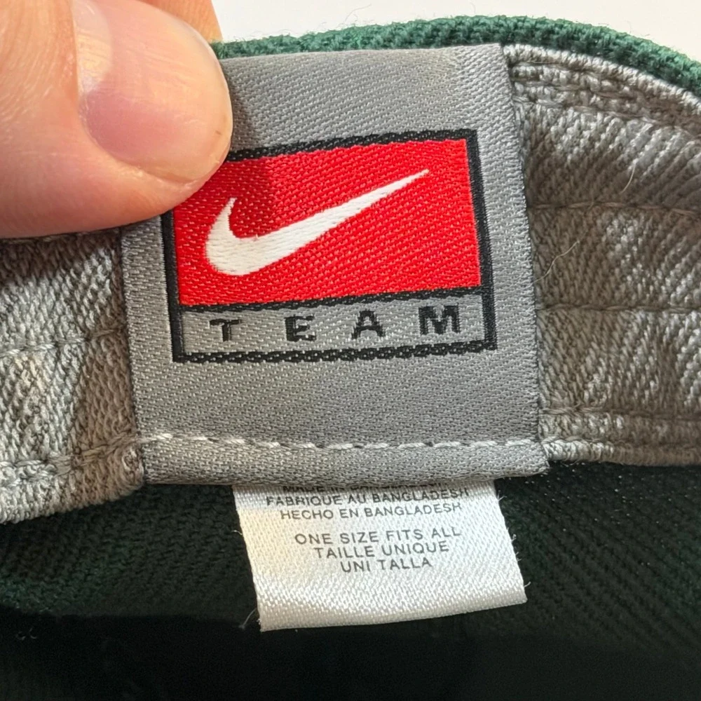 Nike Hat Mens OSFA Green Oregon Ducks Team NCAA Adjustable Baseball Cap